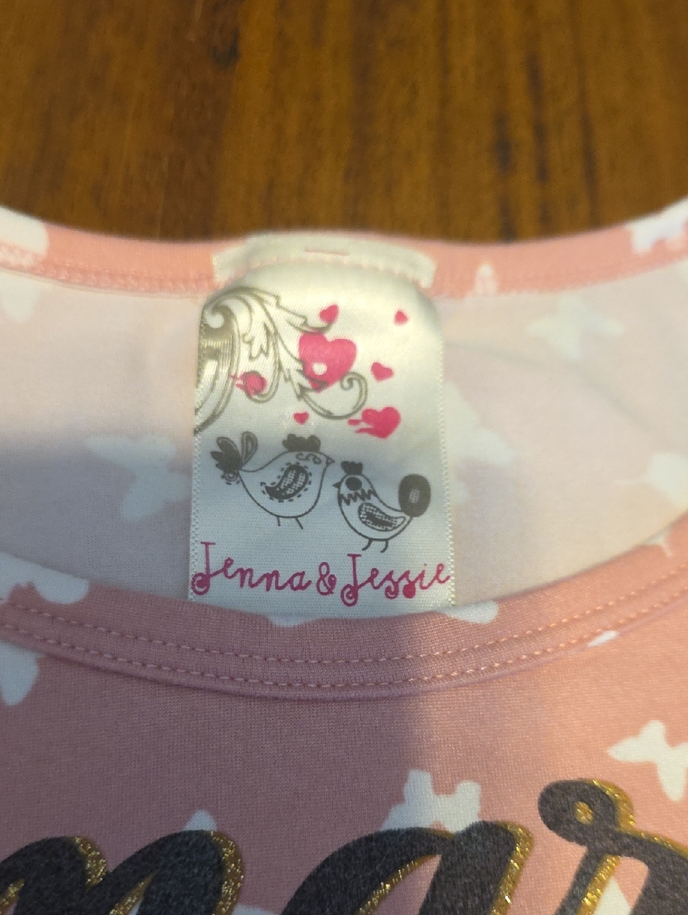 Girls Pink 'Smart and Strong Like My Mom' Tee - Picture 5 of 9